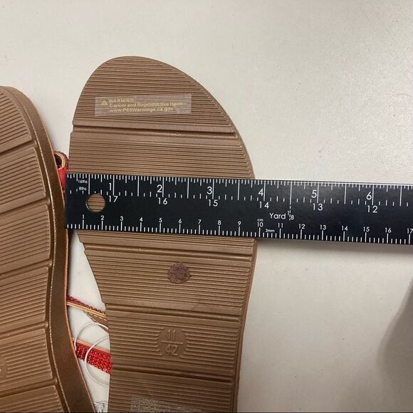OLIVIA + KATE Women’s Sandals,Size 11,Style Hansel 64L, Red,‎ New WithoutTags - Picture 5 of 10
